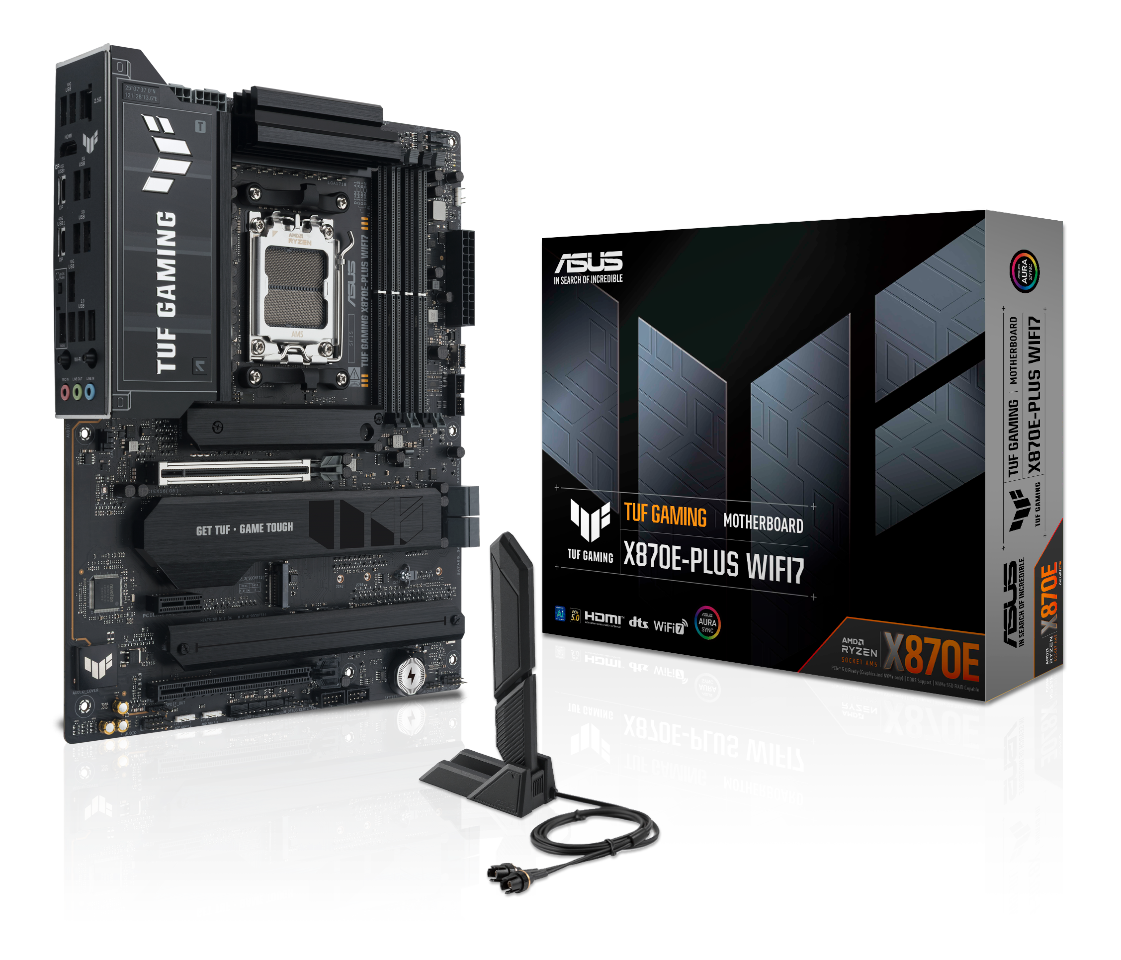 ASUS TUF Gaming X870E-Plus WIFI7 AMD Socket AM5 Motherboard